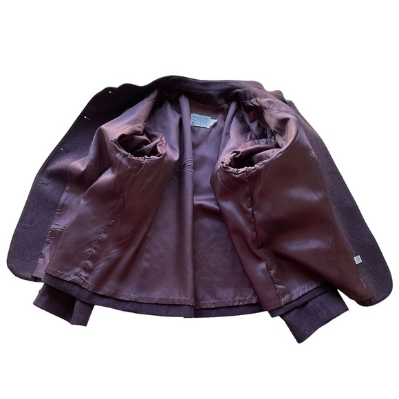 Pendleton Wool Blazer Jacket Purple Size 16 XL Mock Neck Business Office formal - Picture 7 of 10